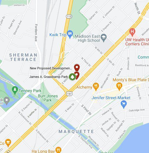 Map of Graaskamp Park area